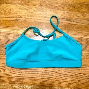 Alo Teal blue sports bra